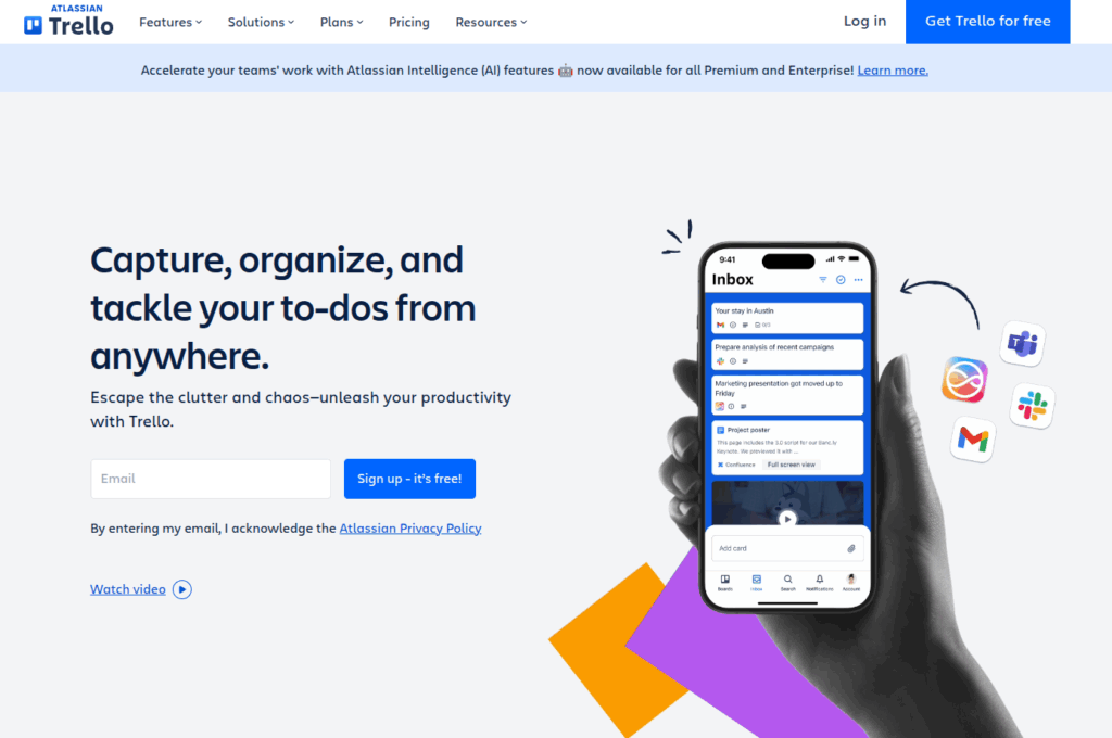 생산성 향상, 디지털 도구 활용, 프로젝트 관리, Trello