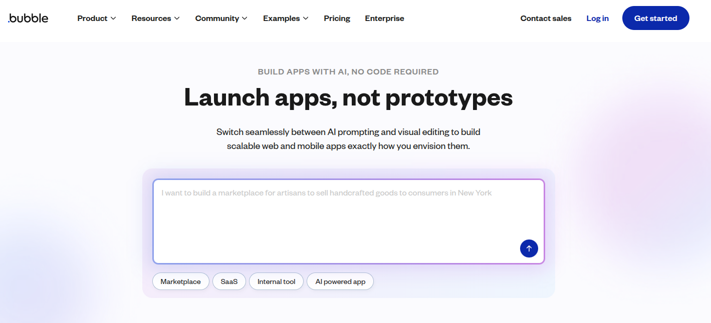 노코드 플랫폼 비교: 업무 자동화로 똑똑하게 일하는 방법. Bubble