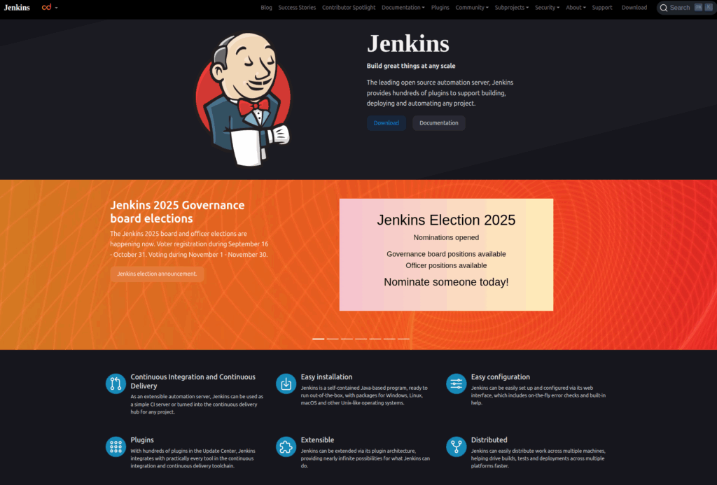 코드 자동화, Copilot, AI 개발 도구 완벽 가이드: 개발 효율성을 극대화하는 방법 4 코드 자동화, Copilot, 빌드 자동화 도구, Jenkins